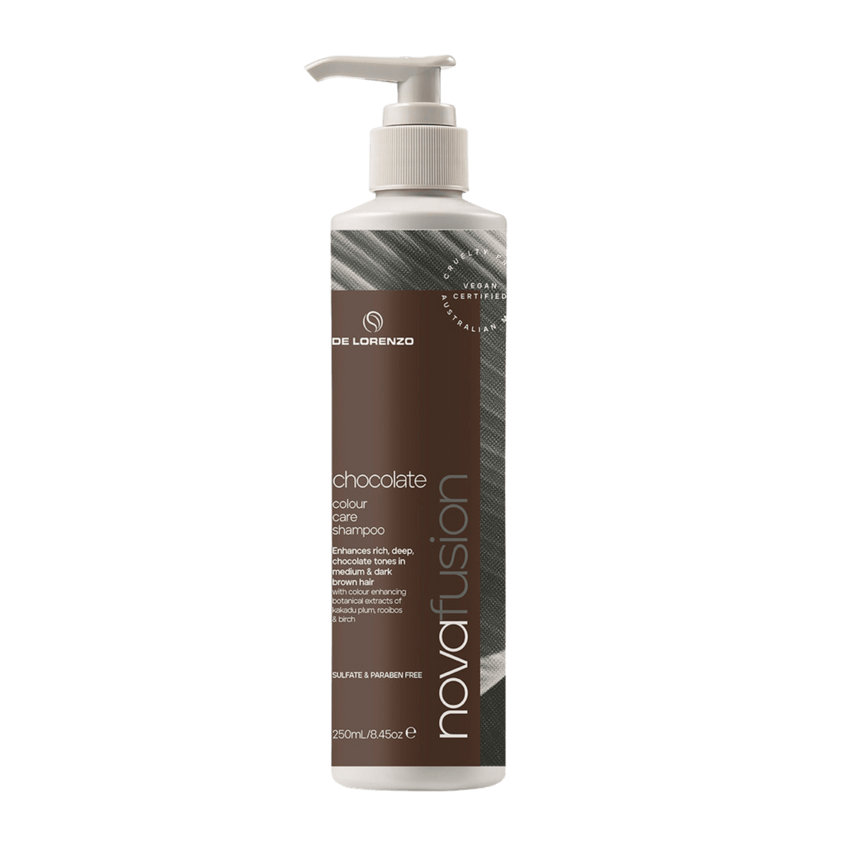 De Lorenzo Novafusion Chocolate Shampoo 250ml - Haircare Market