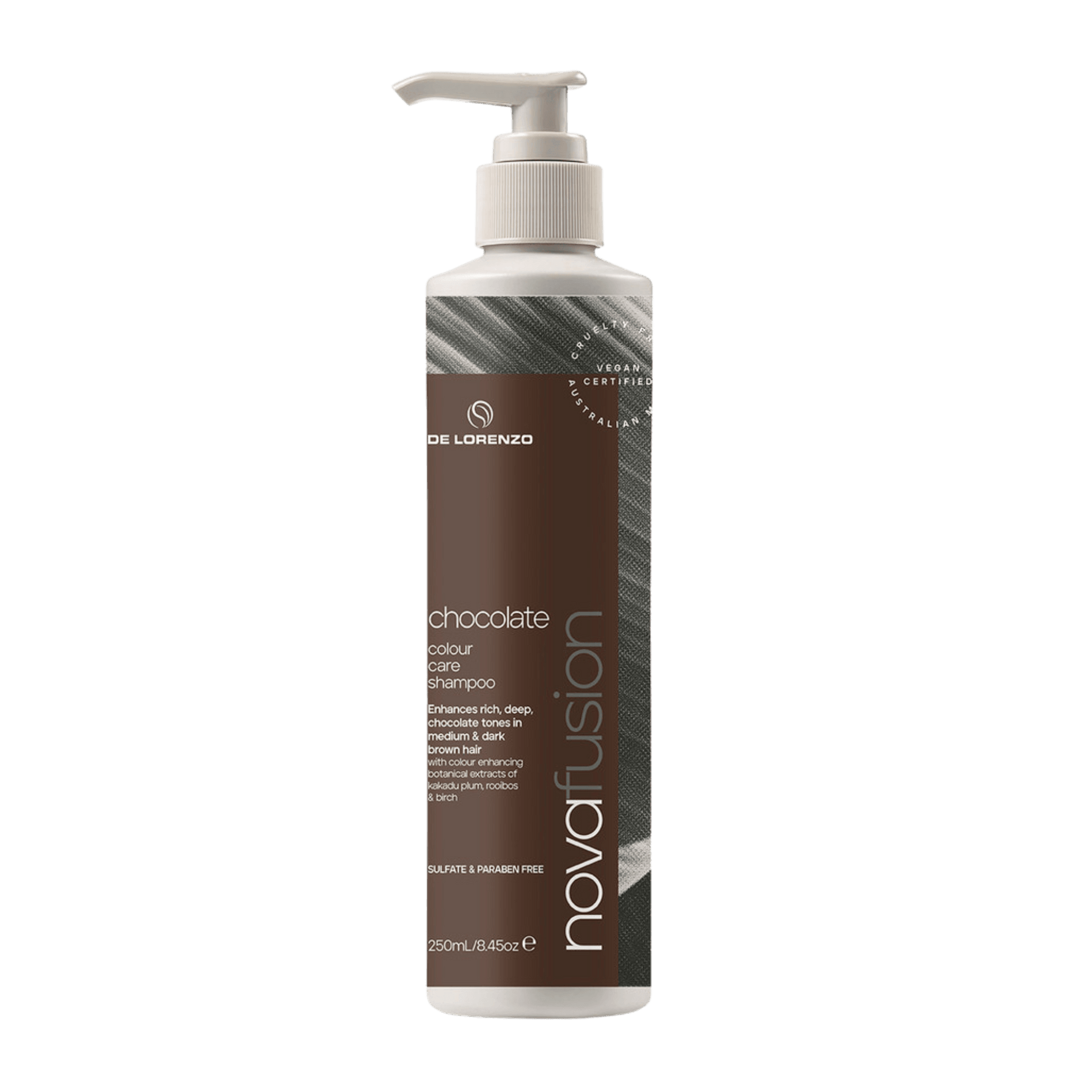 De Lorenzo Novafusion Chocolate Shampoo 250ml - Haircare Market