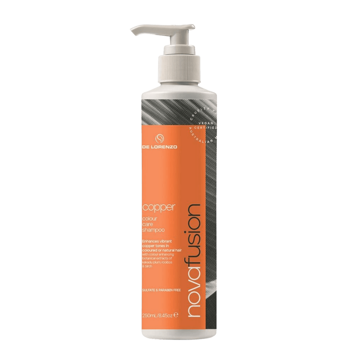 De Lorenzo Novafusion Copper Shampoo 250ml - Haircare Market