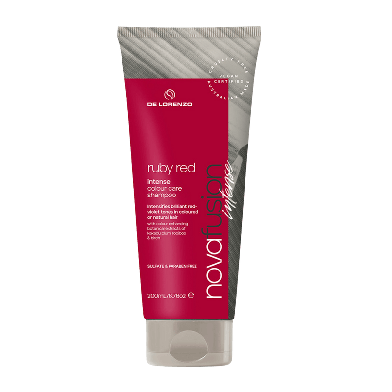 De Lorenzo Novafusion Intense Ruby Red Shampoo 200ml - Haircare Market