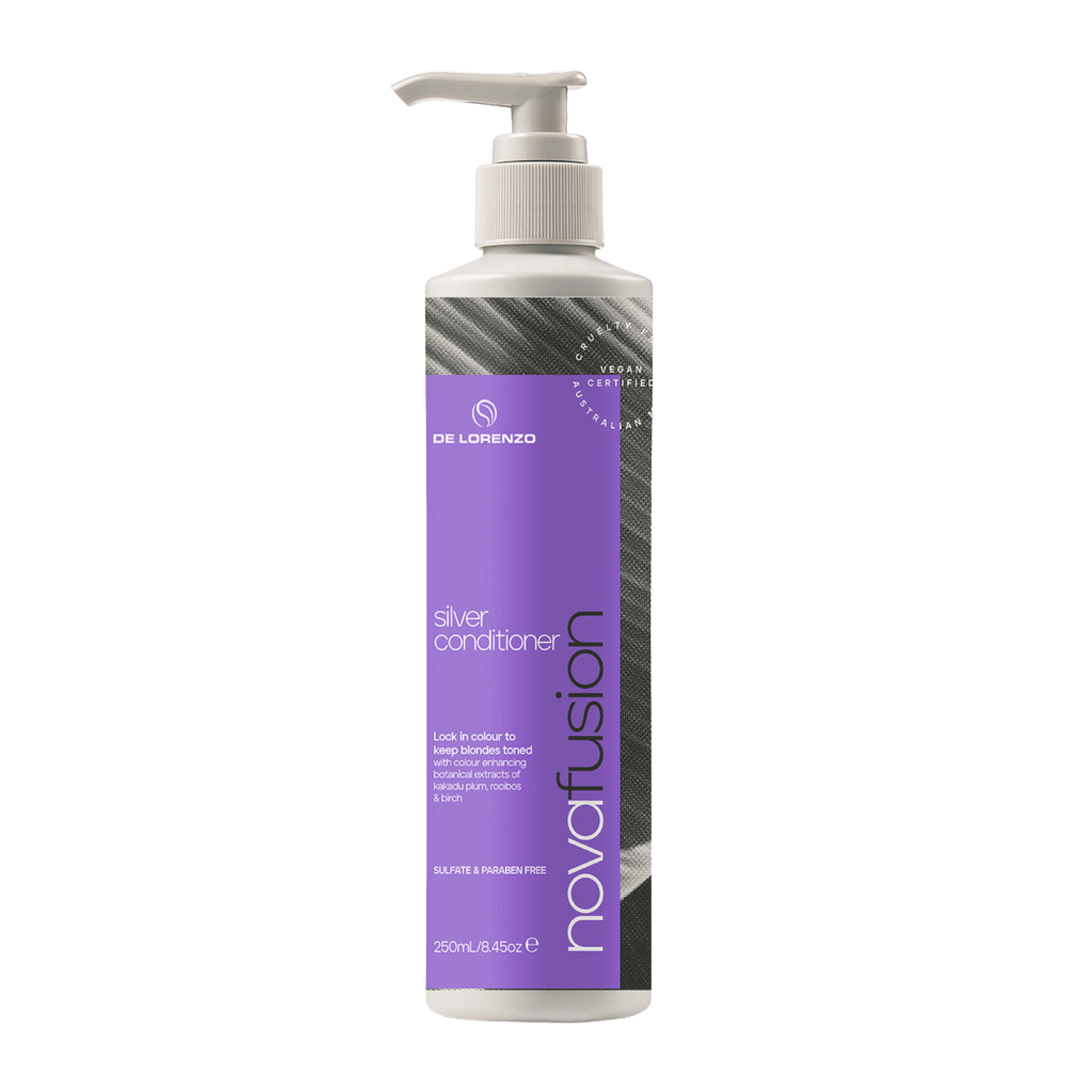 De Lorenzo Novafusion Silver Conditioner 250ml - Haircare Market