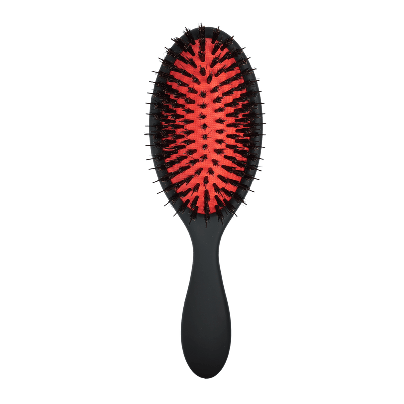 Flat Handle Oval Brush Boar/Nylon 69949CNR - Haircare Market
