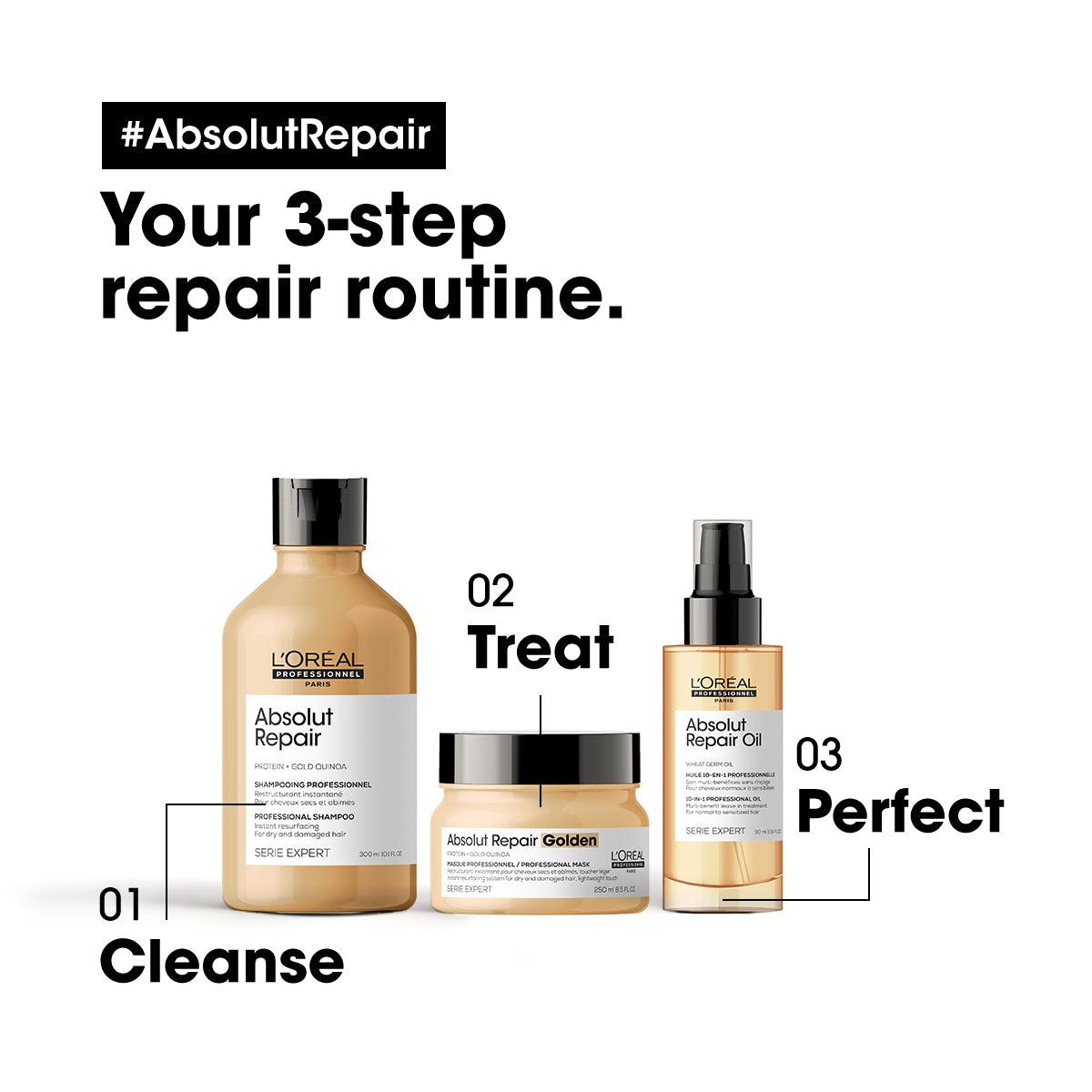 L'Oreal Professional Serie Expert Absolut Repair Shampoo 300ml - Haircare Market