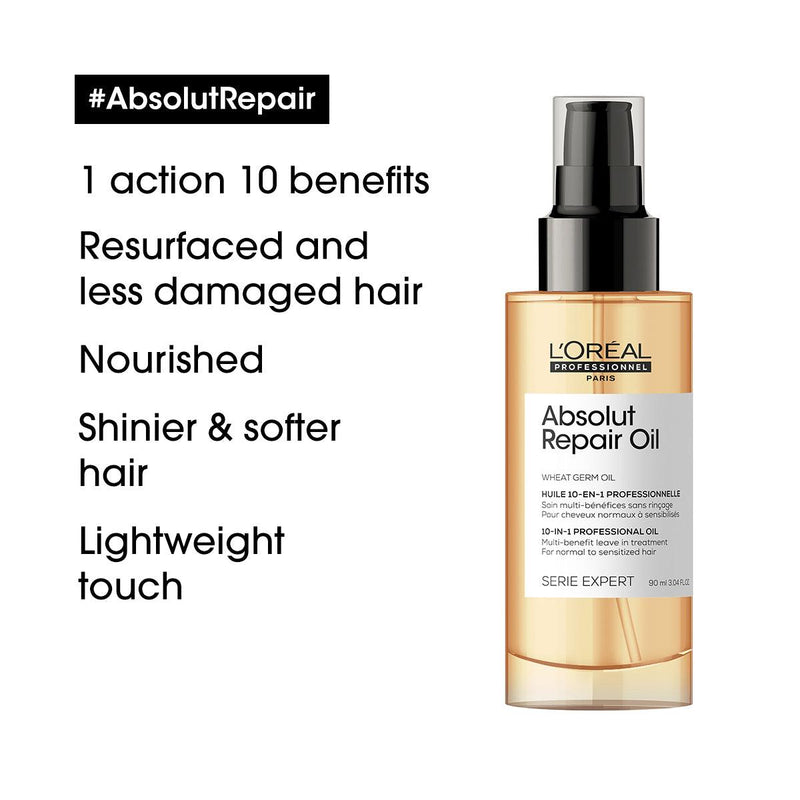 L'Oreal Professional Serie Expert Absolut Repair 10 In 1 Oil 90ml - Haircare Market