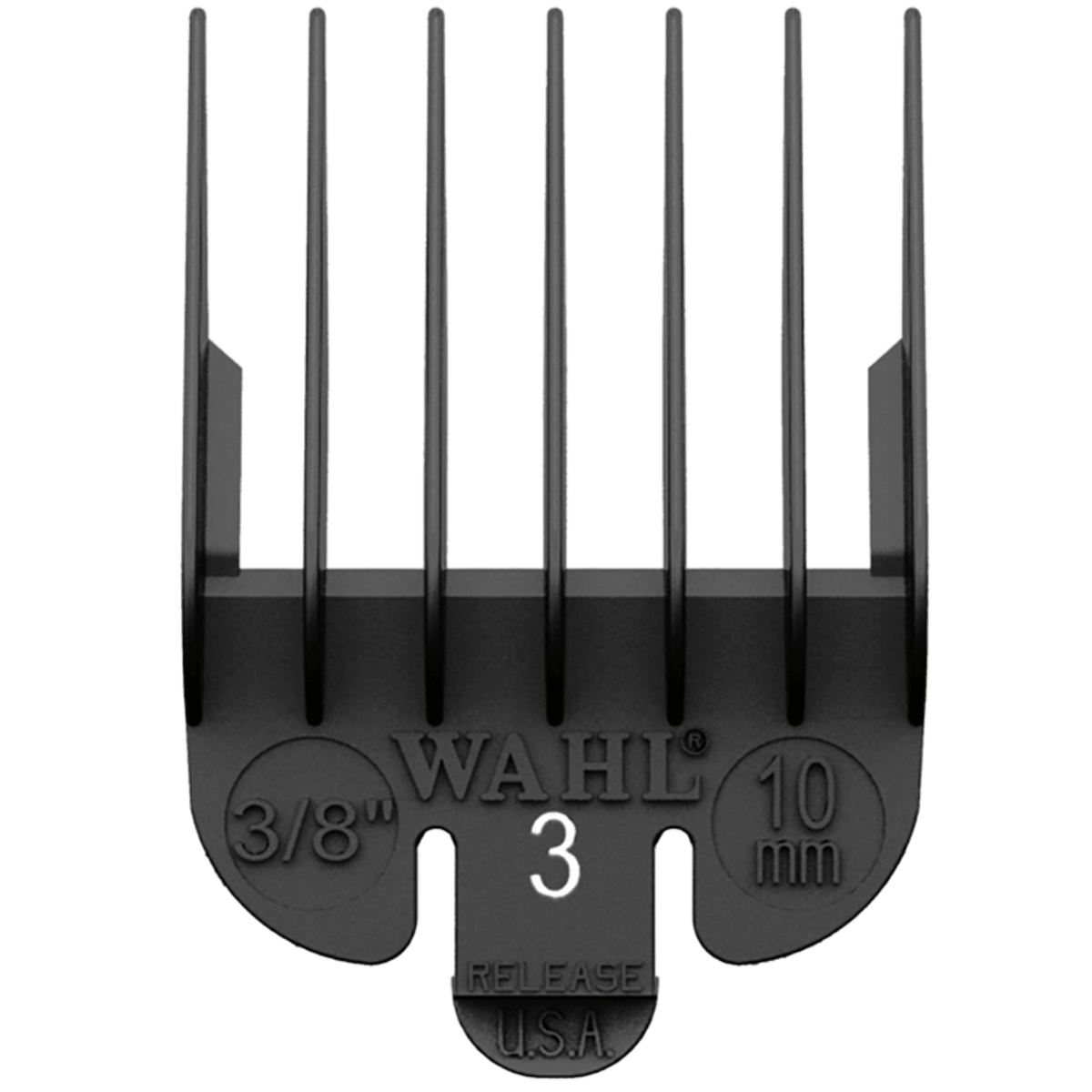 Wahl Black Plastic Tab Clipper Comb 10mm/