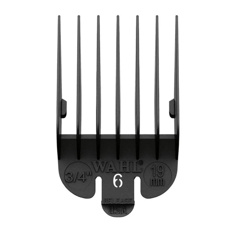 Wahl Black Plastic Tab Clipper Comb 19mm/