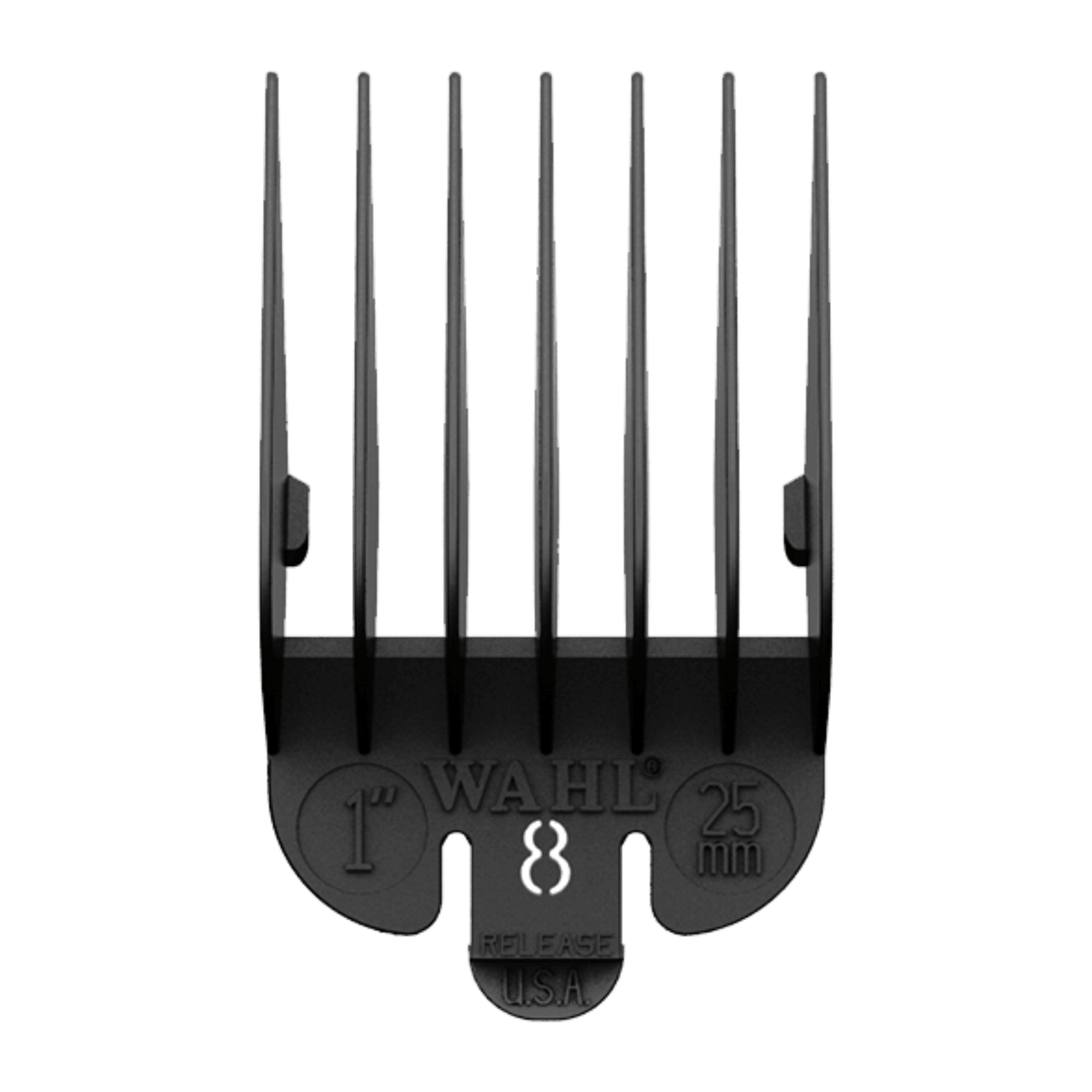 Wahl Black Plastic Tab Clipper Comb 25mm/