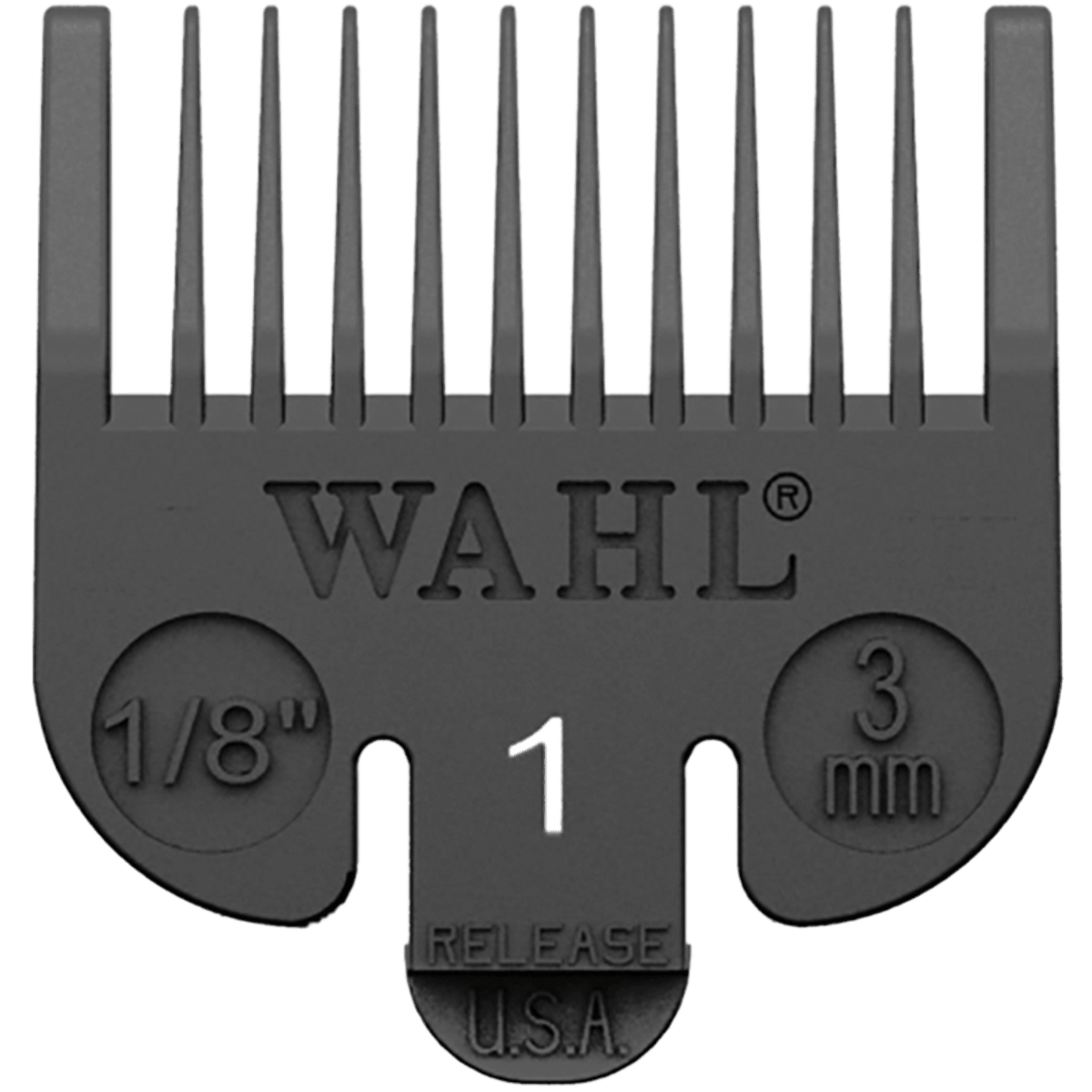 Wahl Black Plastic Tab Clipper Comb 3mm/