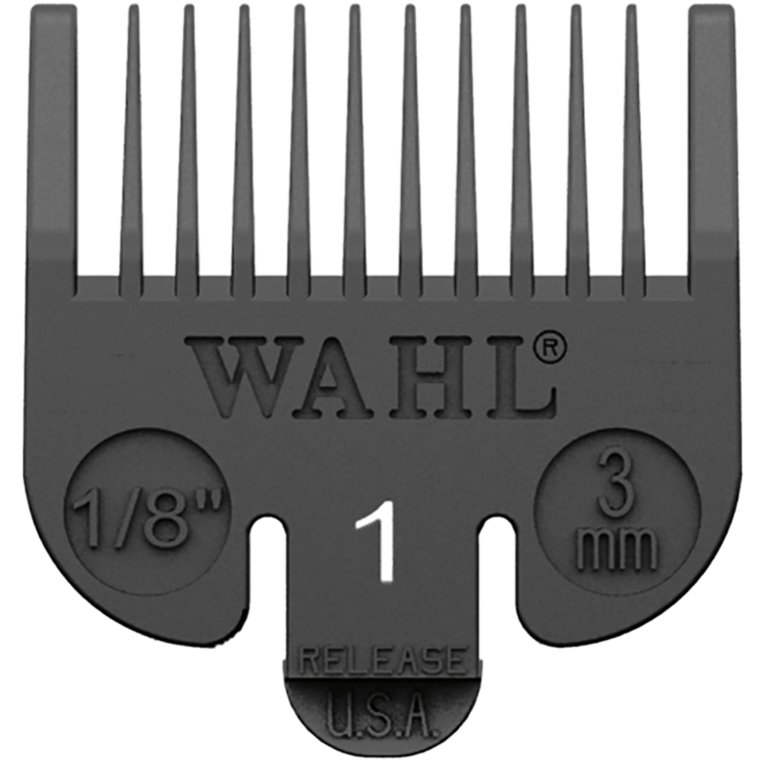 Wahl Black Plastic Tab Clipper Comb 3mm/