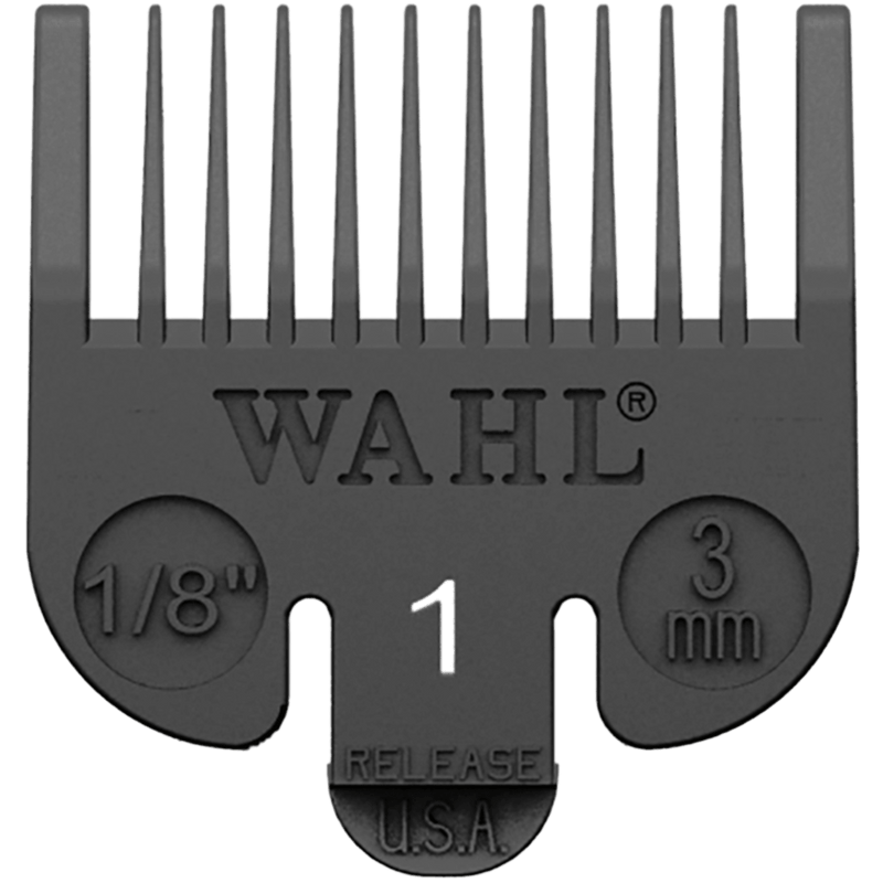 Wahl Black Plastic Tab Clipper Comb 3mm/