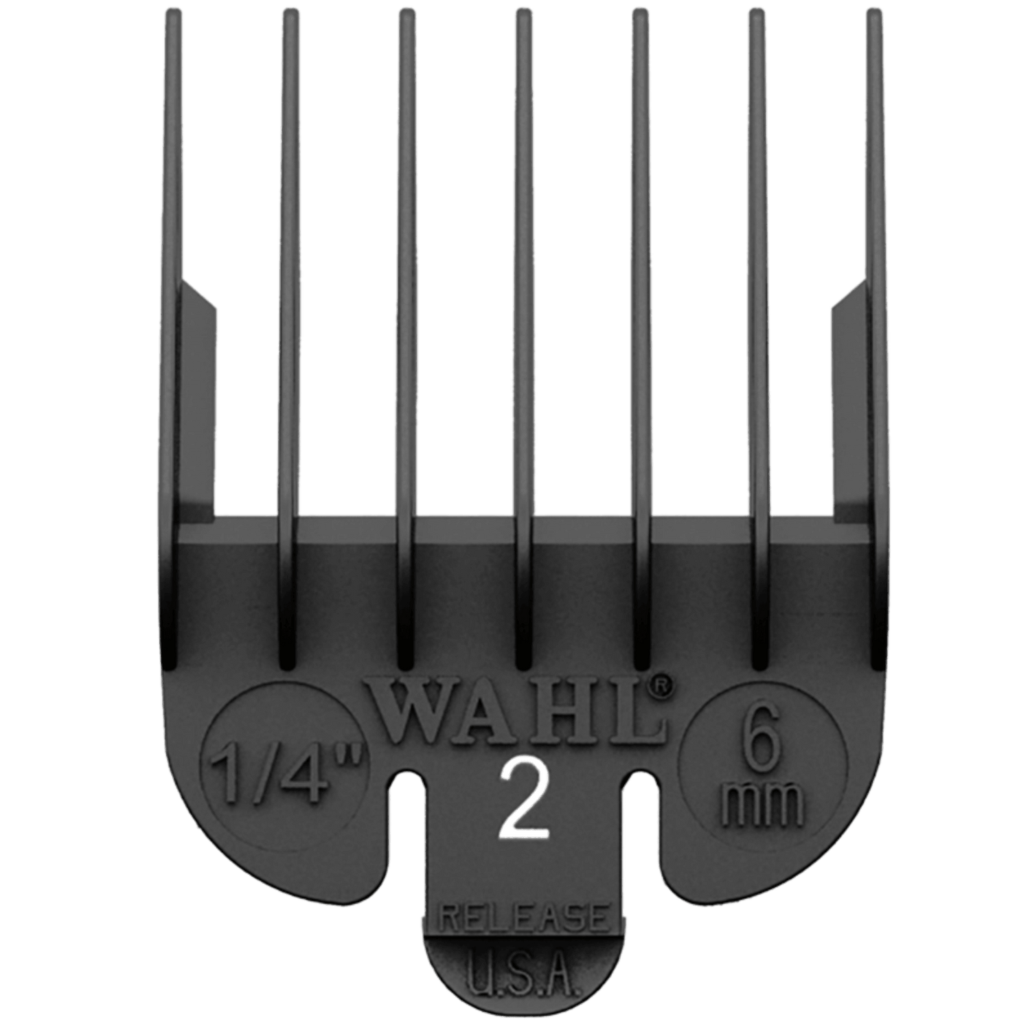 Wahl Black Plastic Tab Clipper Comb 6mm/