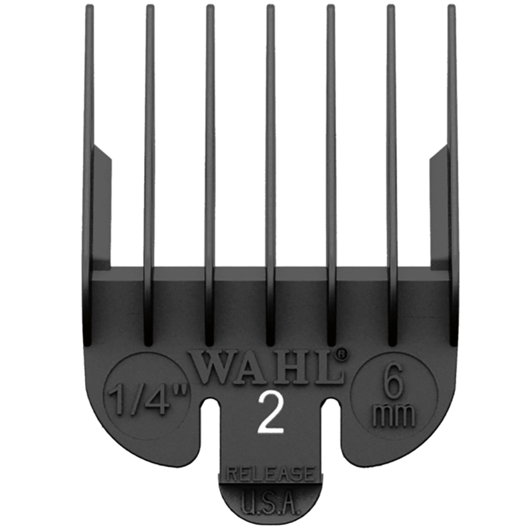 Wahl Black Plastic Tab Clipper Comb 6mm/