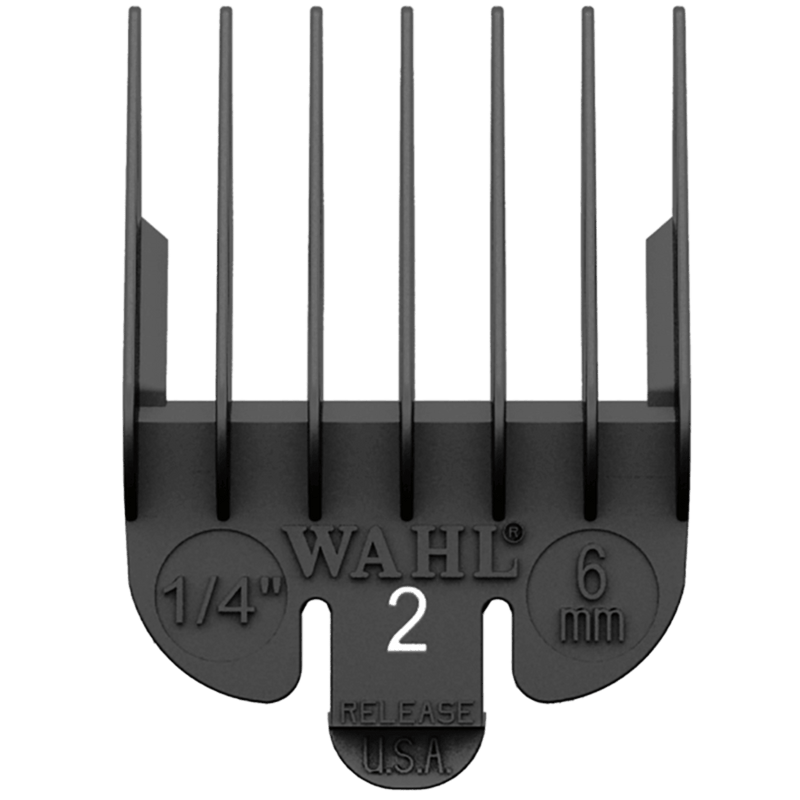 Wahl Black Plastic Tab Clipper Comb 6mm/
