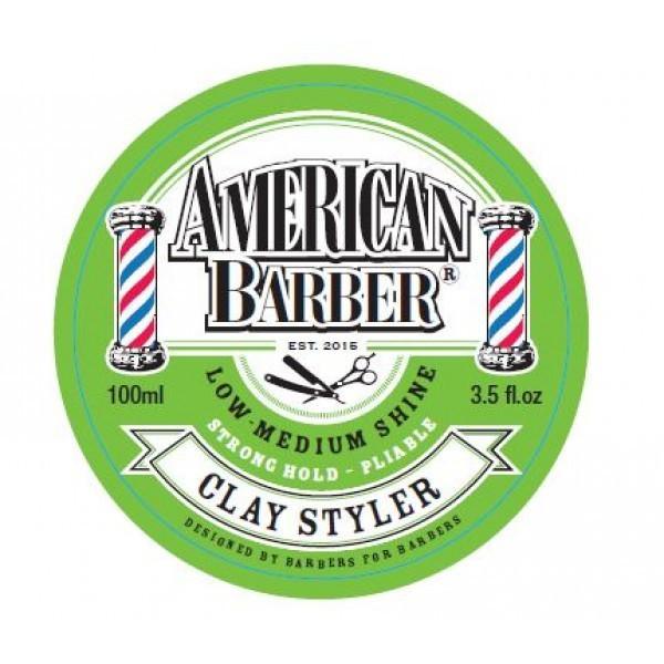 American Barber Clay Styler 100ml - Haircare Market