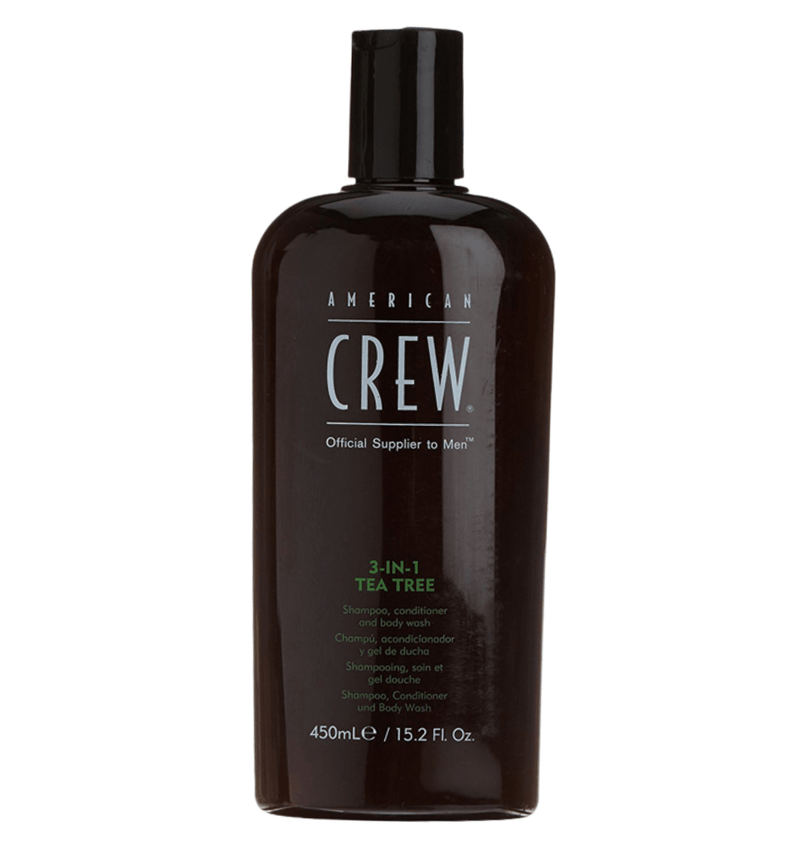 American Crew 3-in-1 Tea Tree Shampoo, Conditioner & Body Wash 450ml - Haircare Market