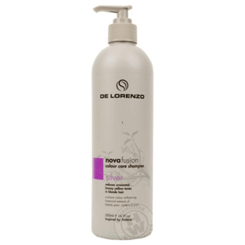 De Lorenzo Novafusion Silver Shampoo 500ml - Haircare Market