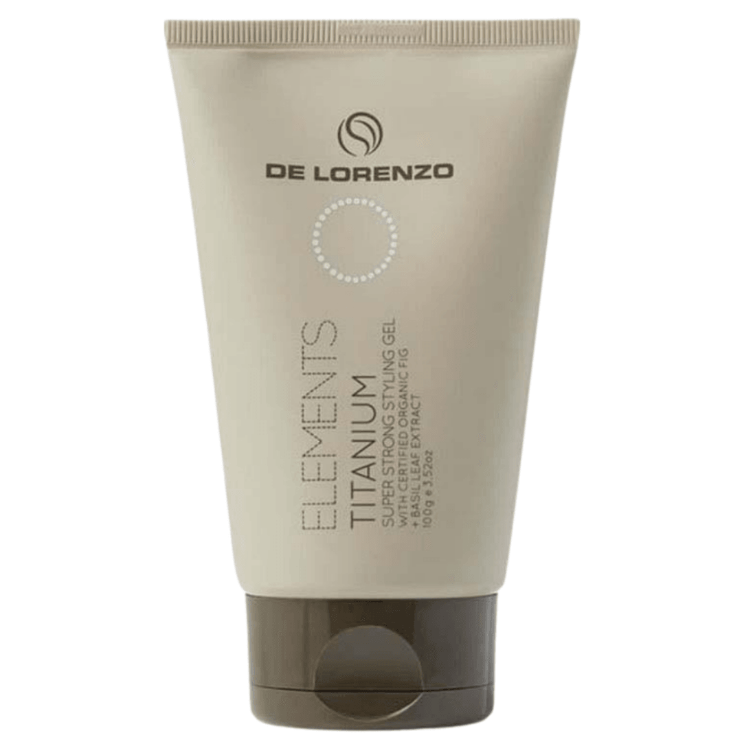 De Lorenzo Elements Titanium Styling Gel 100gm - Haircare Market