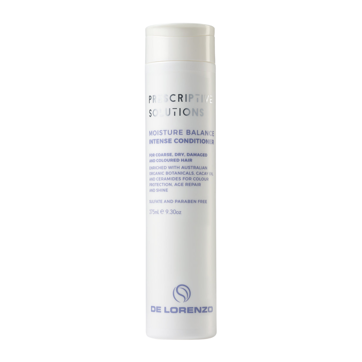 De Lorenzo Prescriptive Solutions Moisture Balance Intense Conditioner 275ml - Haircare Market