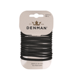 Denman Elastics Black Large 4mm (18) - Haircare Market