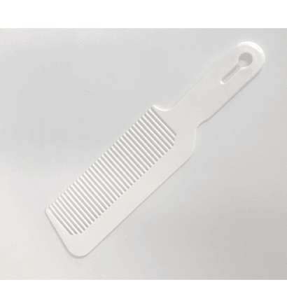 Flat Top Clipper Comb White - Haircare Market