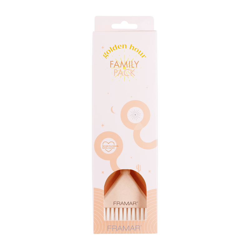 Framar Family Pack Brush Set of 3 Golden Hour - Haircare Market