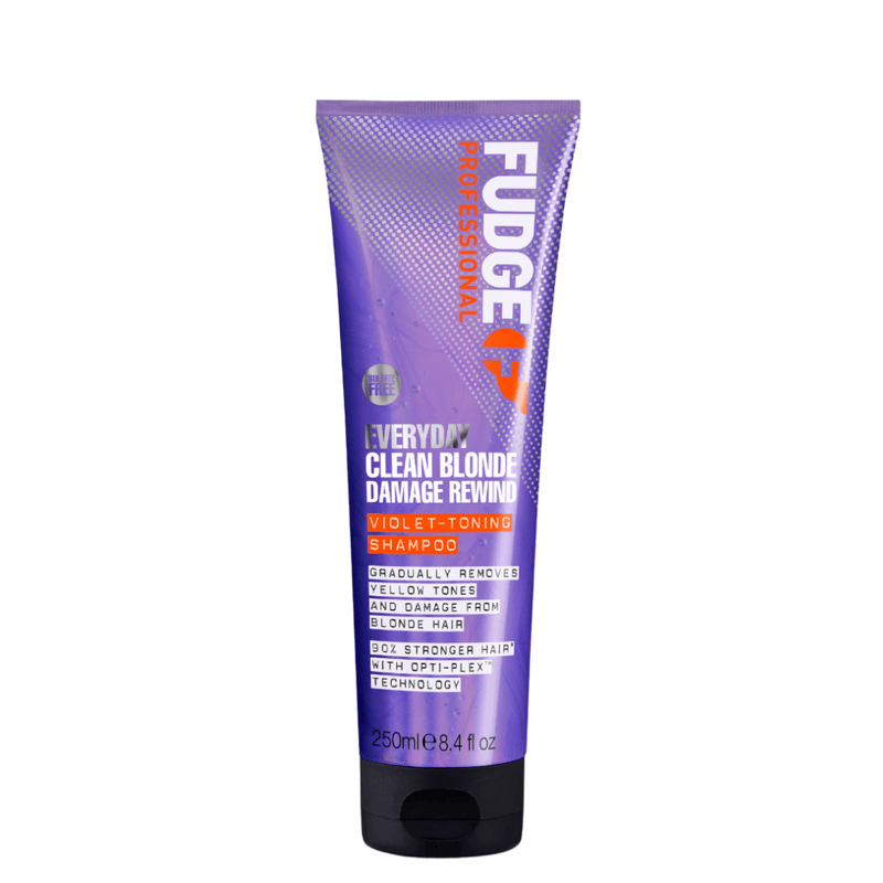 Fudge Everyday Clean Blonde Damage Rewind Shampoo 250ml - Haircare Market