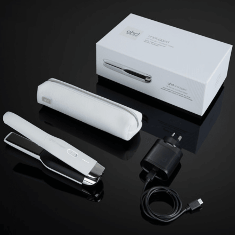 ghd Unplugged Cordless Hair Straightener - Matte White *NEW* - Haircare Market