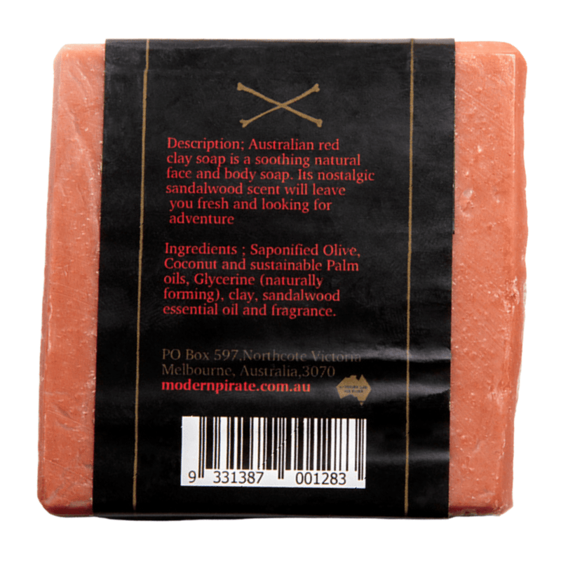 Modern Pirate Lost Soul Australian Red Clay Soap 110g - Haircare Market
