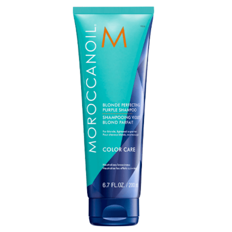 Moroccanoil Blonde Perfecting Purple Shampoo 200ml - Haircare Market