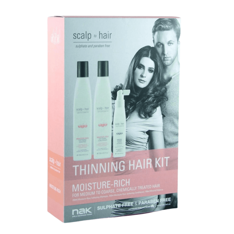 Nak Scalp Moisture Rich Thinning Kit With Mineral Defence 100ml - Haircare Market