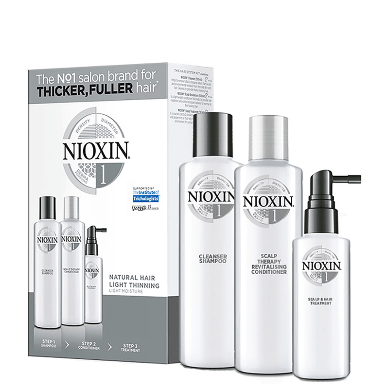 Nioxin Trial Kit System 1 150ml,150ml & 50ml - Haircare Market