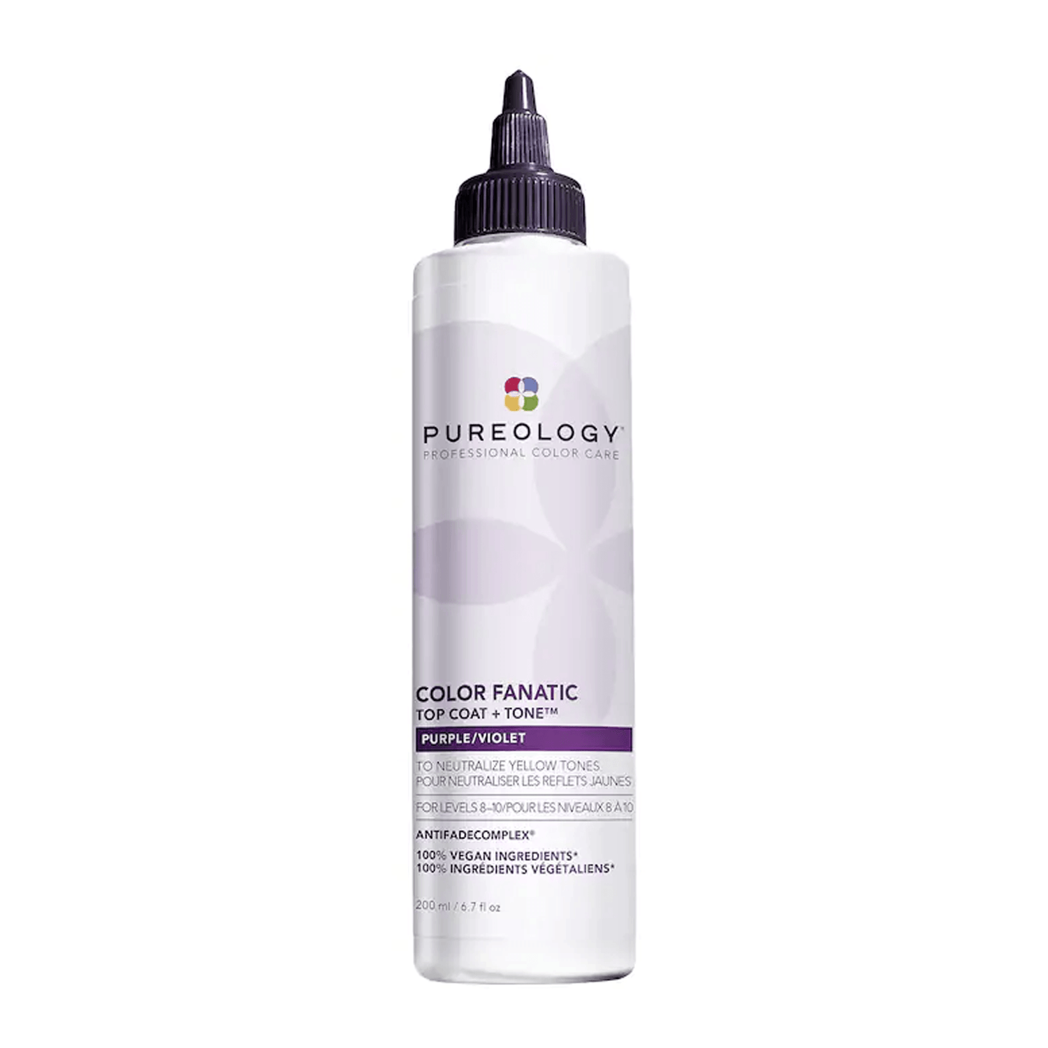 Pureology Colour Fanatic Top Coat + Tone 200ml - Purple - Haircare Market