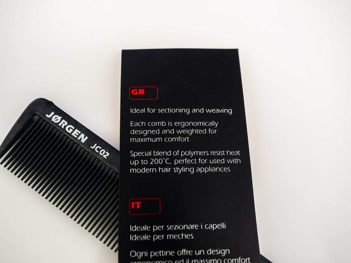 Jorgen Tail Comb JC02 - Haircare Market