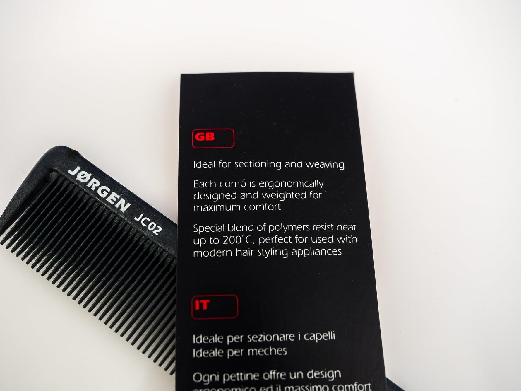 Jorgen Tail Comb JC02 - Haircare Market