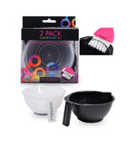 Framar Coloring Bowls Black & Clear 2 -Pack - Haircare Market