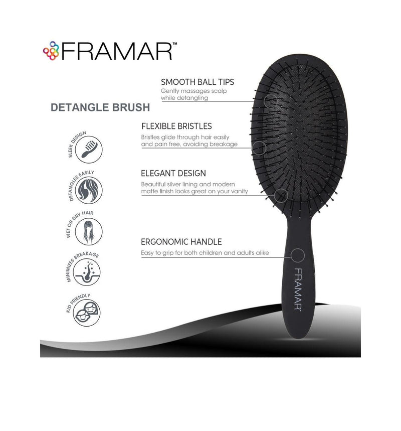 Framar Detangle Brush Black to the Future - Haircare Market