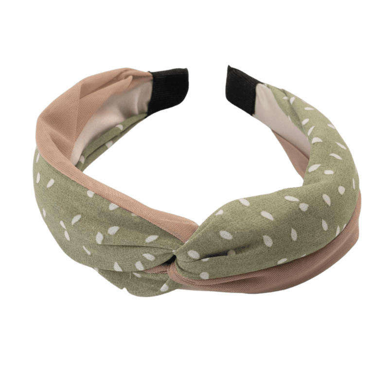 Stilen Head Band Green & Nude Spot - Haircare Market