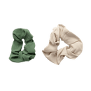 Stilen Ribbed Scrunchie Set Green & Natural - Haircare Market