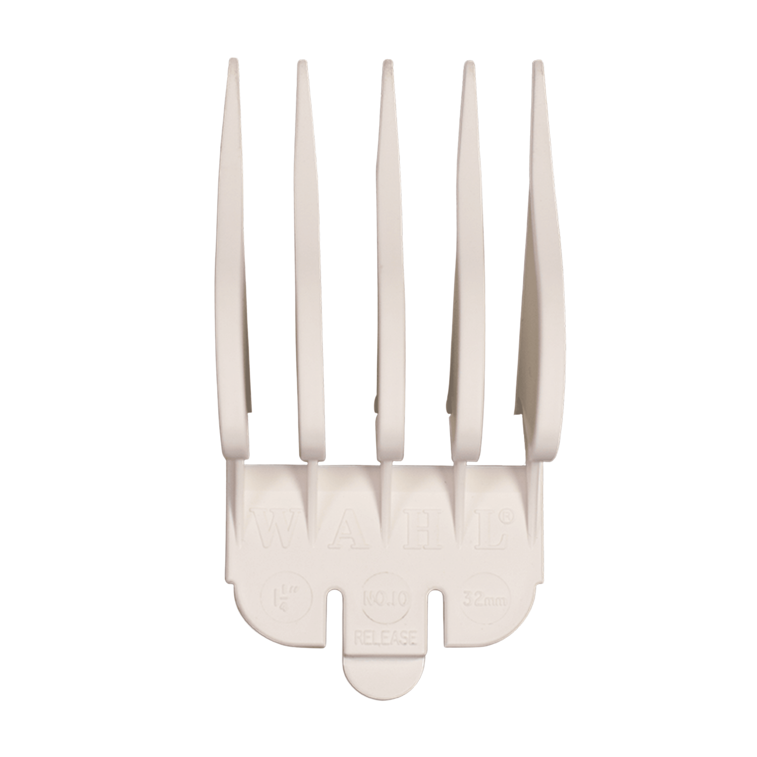 Wahl White Plastic Tab Clipper Comb 