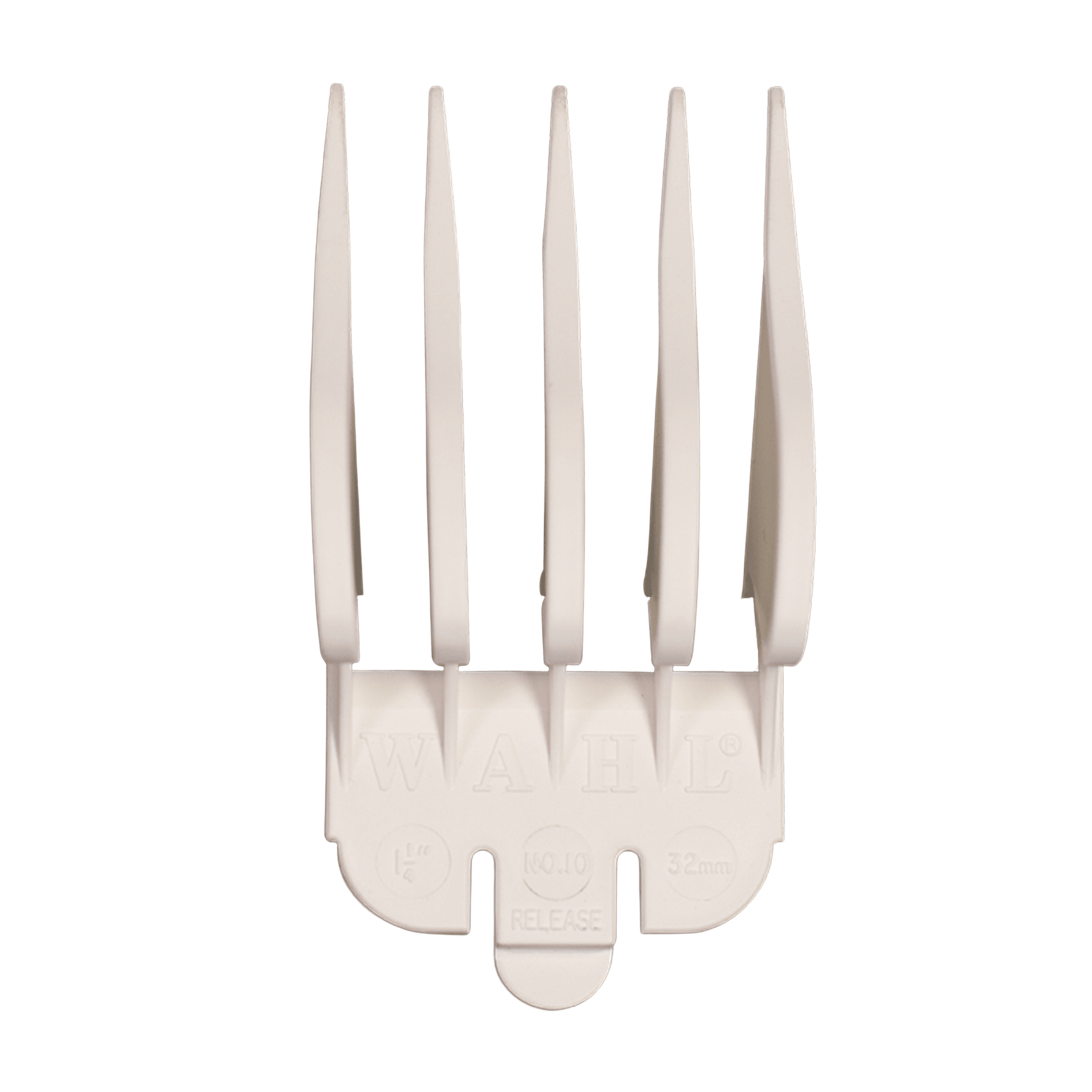 Wahl White Plastic Tab Clipper Comb 
