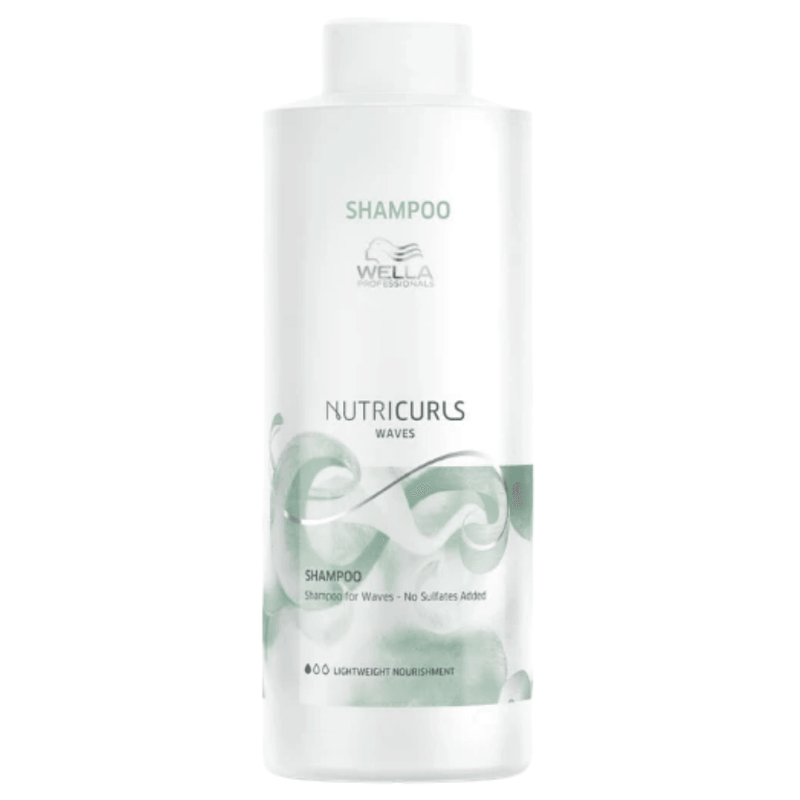 Wella Nutri Curls Shampoo For Waves 1 Litre - Haircare Market